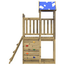 vidaXL Játék Torny Barna 110,5 x 52,5 x 215cm Tömör Impregnált Fa
