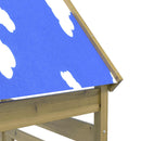 vidaXL Játék Torny Barna 52,5 x 85 x 265 cm Szilárd Impregnált Fa