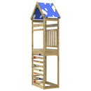 vidaXL Játék Torny Barna 52,5 x 85 x 265 cm Szilárd Impregnált Fa