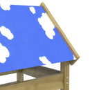 vidaXL Játék Torny Barna 52.5 x 85 x 239 cm Szilárd Impregnált Fa