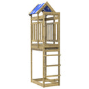 vidaXL Játék Torny Barna 52.5 x 85 x 239 cm Szilárd Impregnált Fa