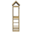 vidaXL Játék Torny Barna 52.5 x 85 x 239 cm Szilárd Impregnált Fa