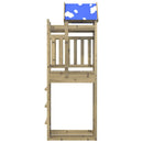 vidaXL Játék Torny Barna 85 x 52,5 x 239 cm Szilárd Impregnált Fa