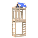 vidaXL Játék Torny Barna 85 x 52,5 x 239 cm Tömör fenyőfa