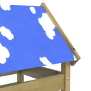 vidaXL Játék Torny Barna 85 x 52,5 x 239 cm Szilárd Impregnált Fa
