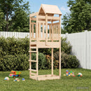 vidaXL Játék Torny Barna 52,5 x 85 x 238 cm Tömör fenyőfa