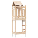 vidaXL Játék Torny Barna 52,5 x 85 x 238 cm Tömör fenyőfa