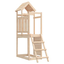vidaXL Játék Torny Barna 110,5 x 52,5 x 214 cm Tömör fenyőfa