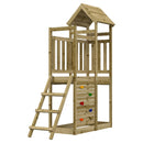 vidaXL Játék Torny Barna 110,5 x 52,5 x 214 cm Szilárd Impregnált Fa