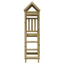 vidaXL Játék Torny Barna 110,5 x 52,5 x 214 cm Szilárd Impregnált Fa