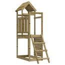 vidaXL Játék Torny Barna 110,5 x 52,5 x 214 cm Szilárd Impregnált Fa
