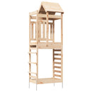 vidaXL Játék Torny Barna 52,5 x 85 x 238 cm Tömör fenyőfa
