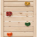 vidaXL Játék Torny Barna 53 x 110,5 x 214 cm Tömör fenyőfa