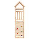 vidaXL Játék Torny Barna 53 x 110,5 x 214 cm Tömör fenyőfa
