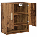 vidaXL Fali Szekrény Falra szerelhető Öreg fa 60 x 31 x 70 cm Faanyag