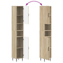 vidaXL 2 Darabos Fürdőszoba Szekrény Szett HAARLEM Sonoma Tölgy