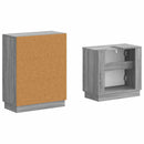 vidaXL 2 Darabos Fürdőszoba Szekrény Szett HOORN Szürke Sonoma
