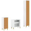 vidaXL 3 részes fürdőszoba szekrény szett DELFT Szerelt Fa