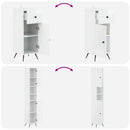 vidaXL 3 részes fürdőszoba szekrény szett BREDA Szerelt Fa
