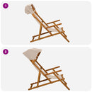 vidaXL Hintaágy 2 pcs 3 Pozíció Tömör Eukaliptusz Fa Bézs