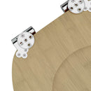 vidaXL Lágy záródású WC ülőke Világos bambusz szín 44 x 38 cm MDF lap