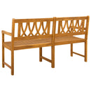 vidaXL Kerti pad Természetes 150 x 55,5 x 90 cm Tömör Akácfa