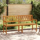 vidaXL Kerti pad Természetes 180 x 55,5 x 90 cm Tömör Akácfa
