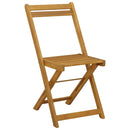 vidaXL Kültéri bistro székek 2 pcs Krémfehér 40 x 53 x 80 cm