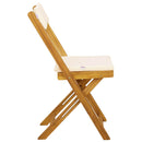vidaXL Kültéri bistro székek 2 pcs Krémfehér 40 x 53 x 80 cm