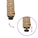 vidaXL Kerti székek 4 pcs Beige és Krémszínű Polirattan és akác