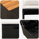 vidaXL Kültéri kanapé szett 4 -Seater 4 pcs 55 x 30 x 39 cm