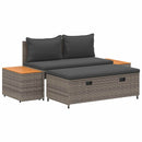vidaXL Kültéri kanapé szett 4 -Seater 4 pcs 55 x 30 x 39 cm