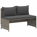 vidaXL Kültéri kanapé szett 4 -Seater 4 pcs 55 x 30 x 39 cm