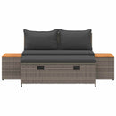 vidaXL Kültéri kanapé szett 4 -Seater 4 pcs 55 x 30 x 39 cm