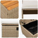 vidaXL Kültéri kanapé szett 4 -Seater 4 pcs 55 x 30 x 39 cm