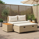 vidaXL Kültéri kanapé szett 4 -Seater 4 pcs 55 x 30 x 39 cm