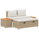 vidaXL Kültéri kanapé szett 4 -Seater 4 pcs 55 x 30 x 39 cm