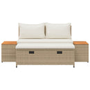 vidaXL Kültéri kanapé szett 4 -Seater 4 pcs 55 x 30 x 39 cm
