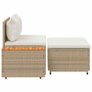 vidaXL Kültéri kanapé szett 4 -Seater 4 pcs 55 x 30 x 39 cm