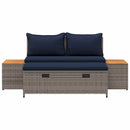 vidaXL Kültéri kanapé szett 4 -Seater 4 pcs 55 x 30 x 39 cm