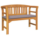 vidaXL Rózsapad Természetes 114 x 46 x 82,5 cm Tömör Akácfa