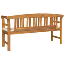 vidaXL Rózsapad Természetes 157 x 46 x 82,5 cm Tömör Akácfa
