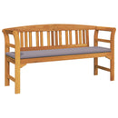 vidaXL Rózsapad Természetes 157 x 46 x 82,5 cm Tömör Akácfa