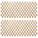 vidaXL Bővíthető rács kerítés 2 pcs Világos Barna 100 x 105 cm Bambusz