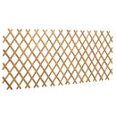 vidaXL Bővíthető rács kerítés 2 pcs Világos Barna 100 x 105 cm Bambusz
