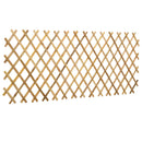 vidaXL Bővíthető rács kerítés 2 pcs Világos Barna 100 x 105 cm Bambusz