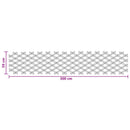 vidaXL Bővíthető rács kerítés 2 pcs Világos Barna 100 x 105 cm Bambusz