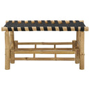 vidaXL Kerti pad 80 x 38 x 40 cm Bambusz Természetes Négyszögletes