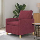 vidaXL Kanapé Bordó 76 x 81 x 87,5 cm Szövet