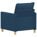 vidaXL Kanapé Kék 76 x 81 x 87,5 cm Szövet